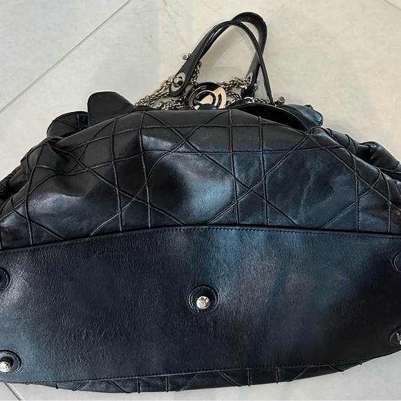Dior Black Cannage Leather Le Trent Hobo - Picture 8 of 9